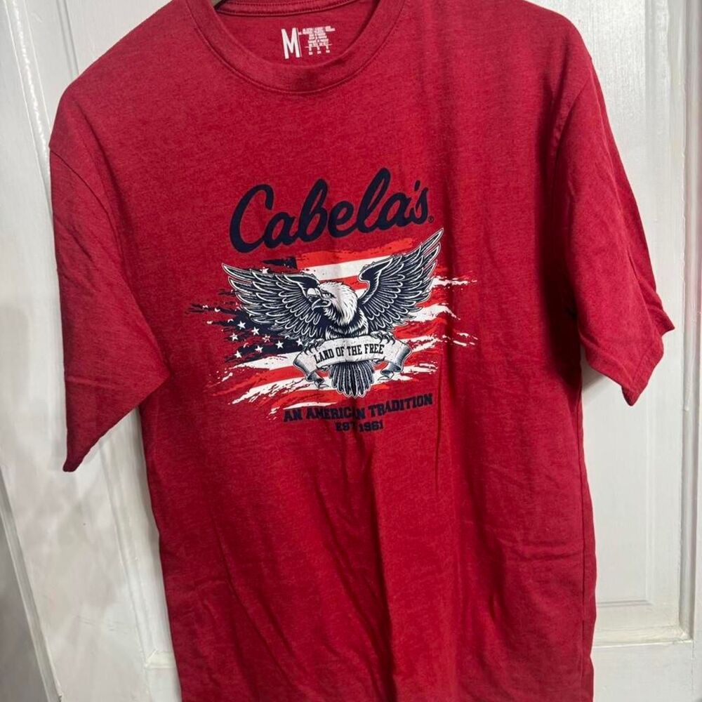 Cabela-s Men's Red T-shirt